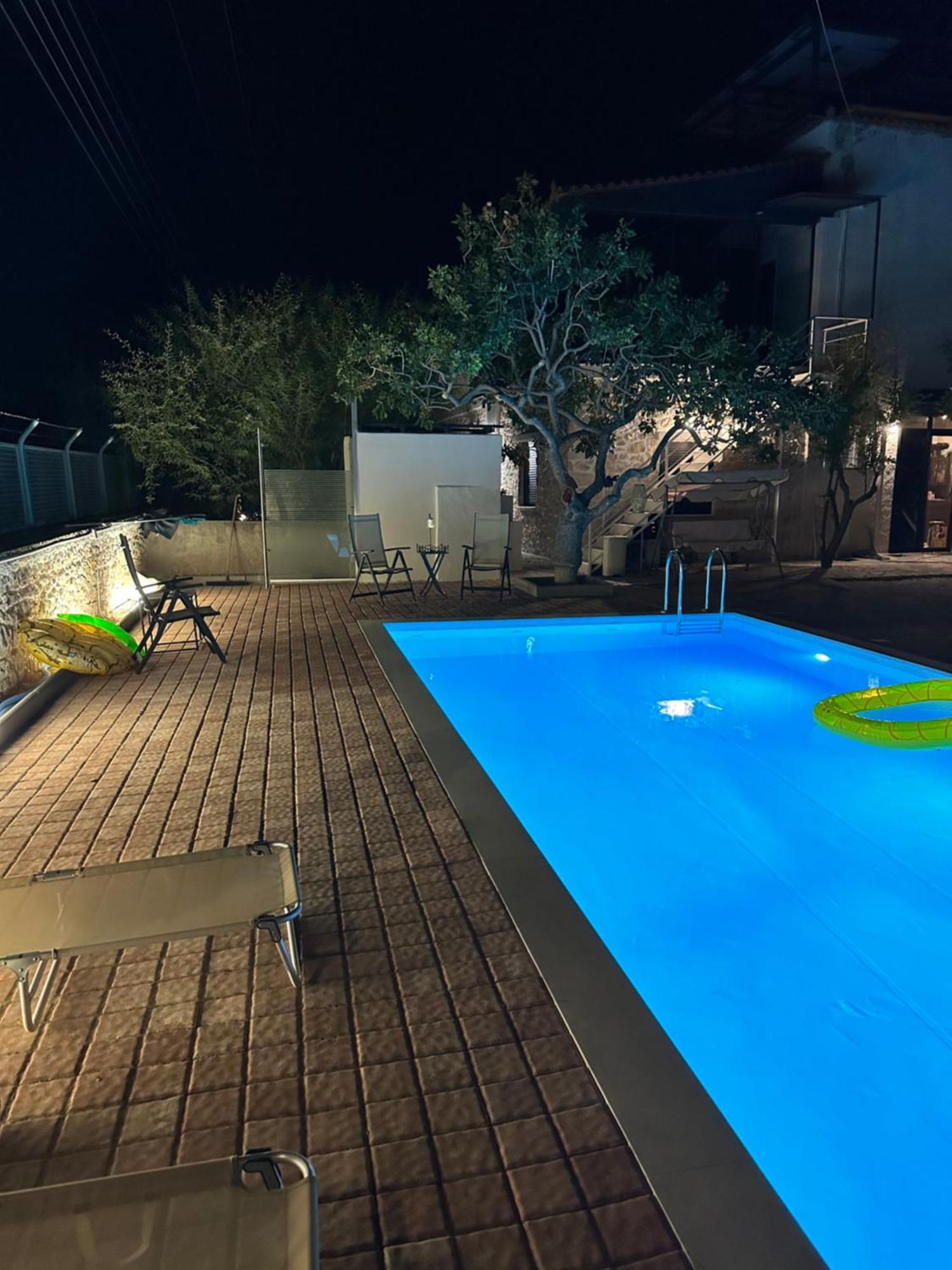 Solmar Aegina With Private Pool - Jacuzzi Apartman Khloi Kültér fotó