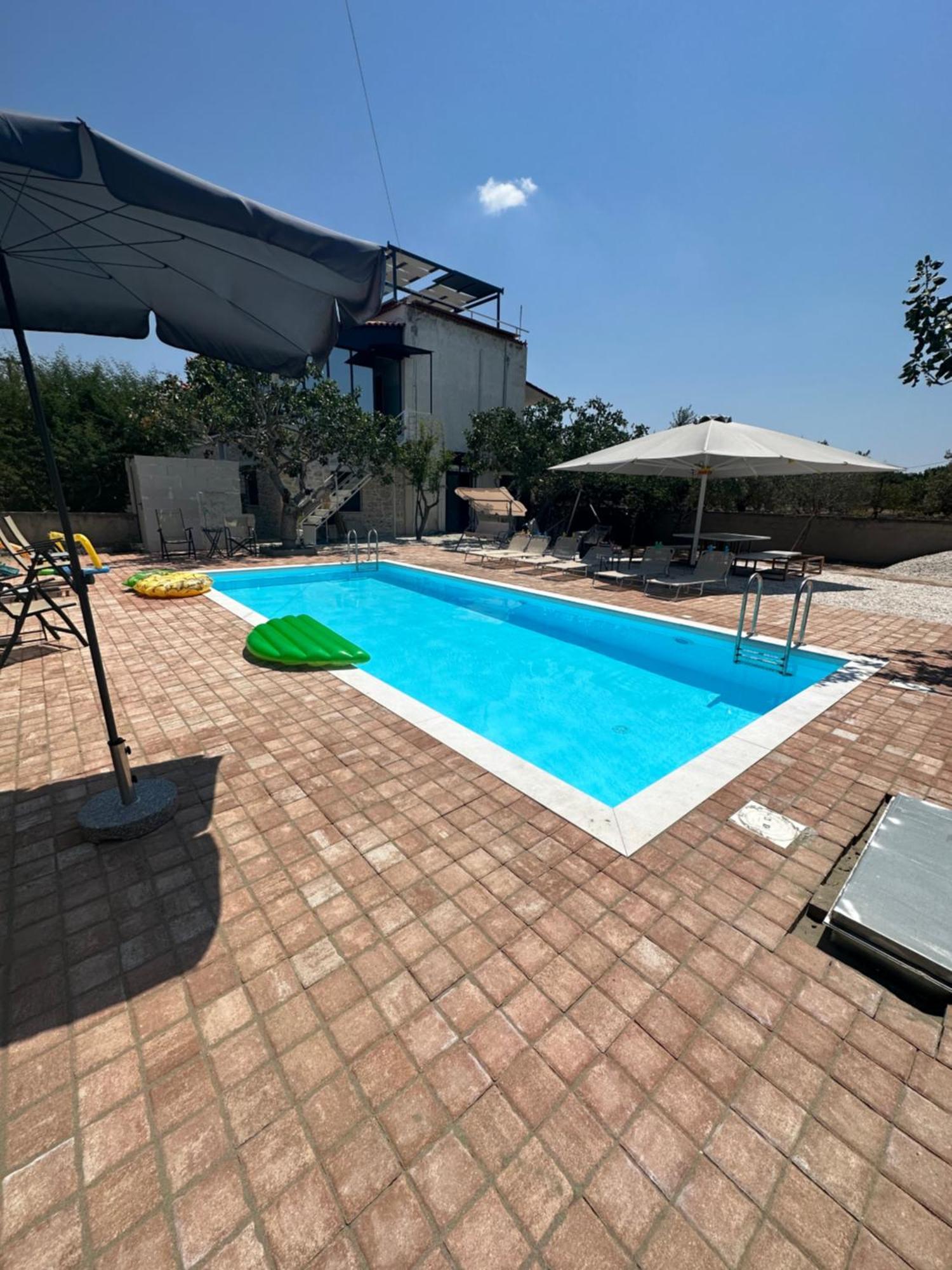 Solmar Aegina With Private Pool - Jacuzzi Apartman Khloi Kültér fotó