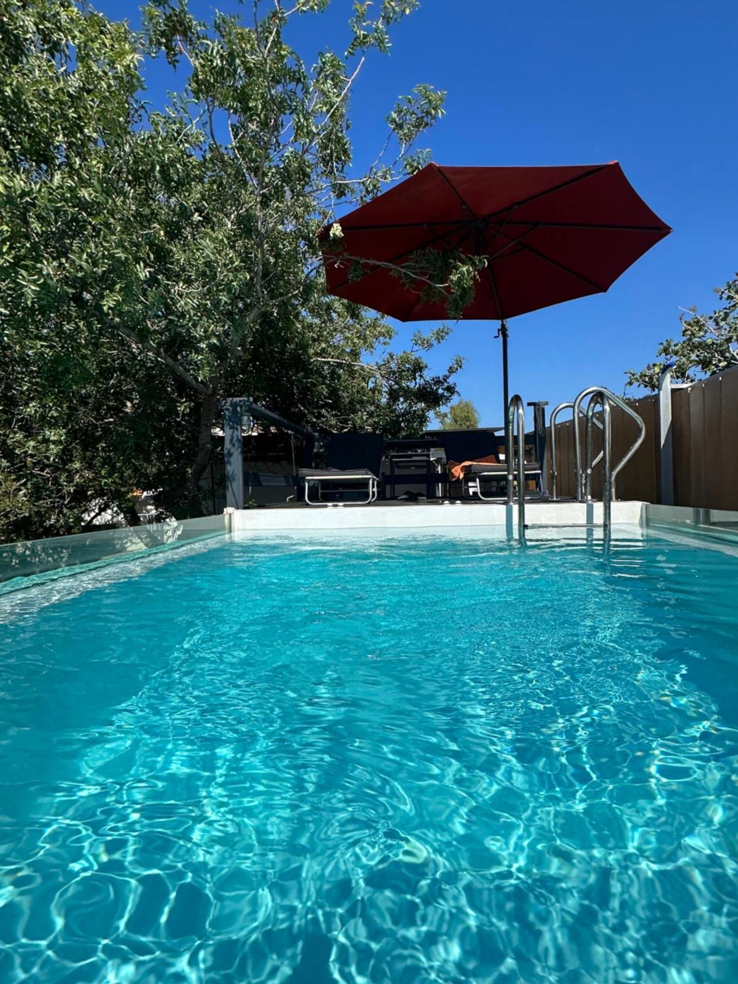 Solmar Aegina With Private Pool - Jacuzzi Apartman Khloi Kültér fotó